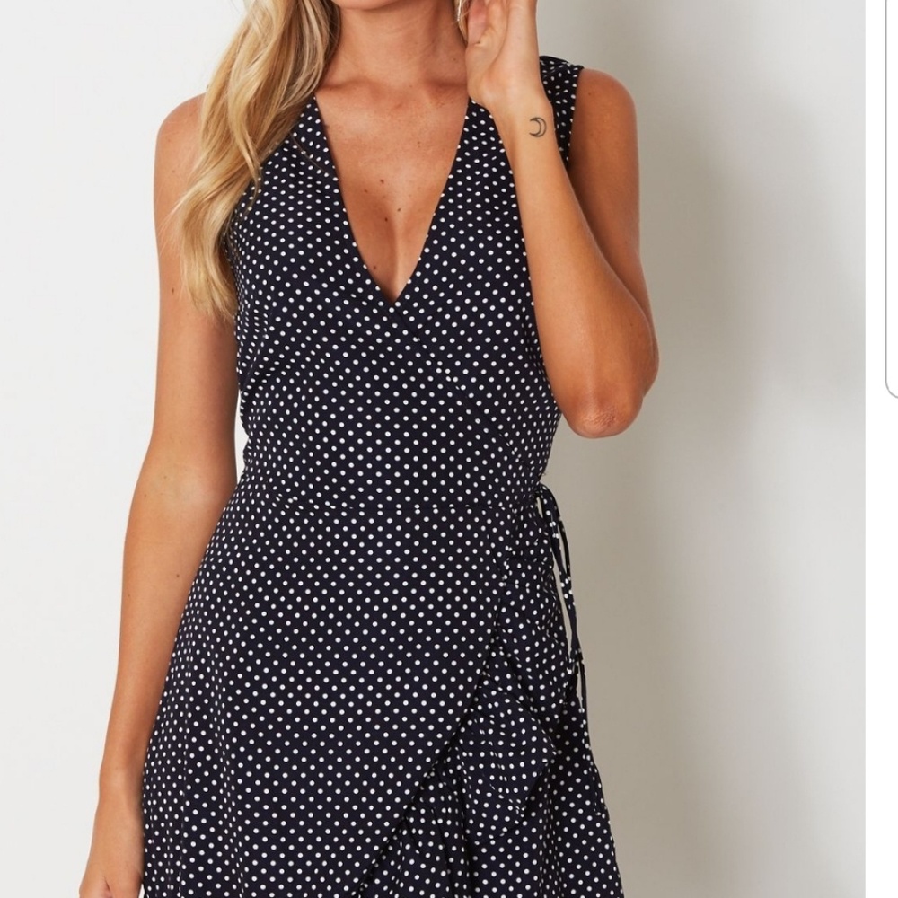 Ruffle Wrap Dress